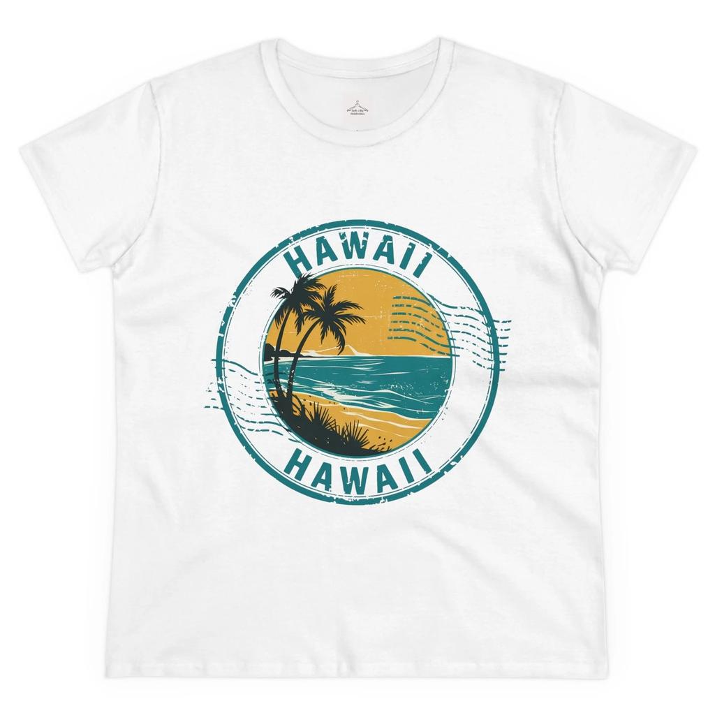 Hawaii Beach Vibes Women's Tee, Summer Shirt, Vacation Top, Graphic Tee, Relaxed