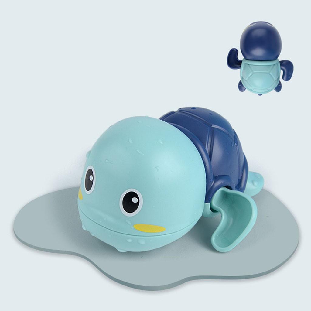 

(H0826)Детские черепаховые игрушки для ванны, детские игрушки для ванной, водные игрушки для родителей и детей One size синий