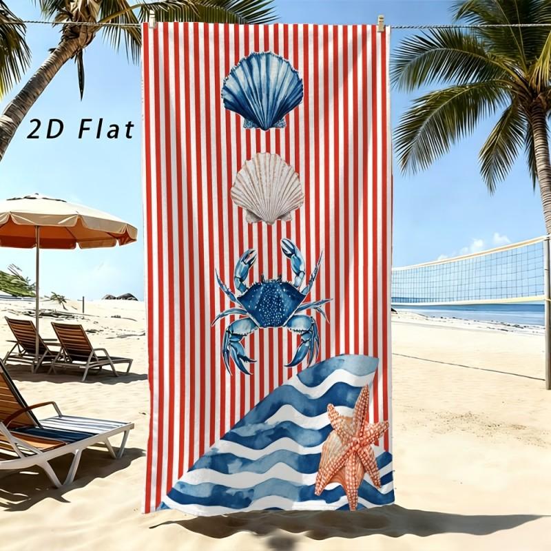 Cute Ladybug Colorful Daisy Butterfly Print Beach Towel Quick Dry Microfiber Large Towel For Pool Beach Bath Outdoor Use