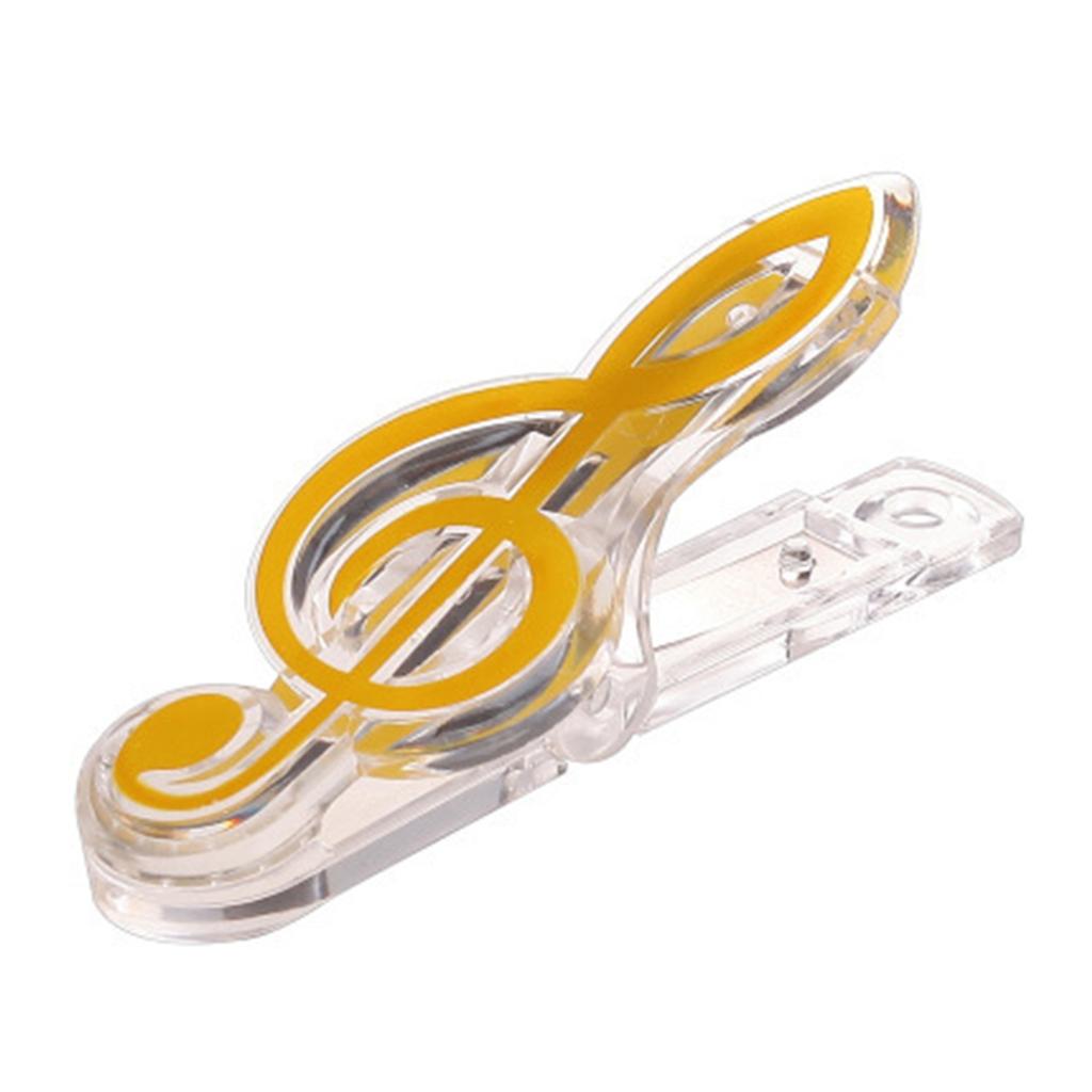 Book Paper Sheet Clip Big Size Spring Score Funny Music Paper Folder Clip Decor Musical Notation Clip Music Page Holder