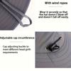Outdoor Sun Hat Breathable Anti-UV Neck Protection Face Cover Fishing Cap Wide Brim Removable Sunshade Hiking Camping Hat