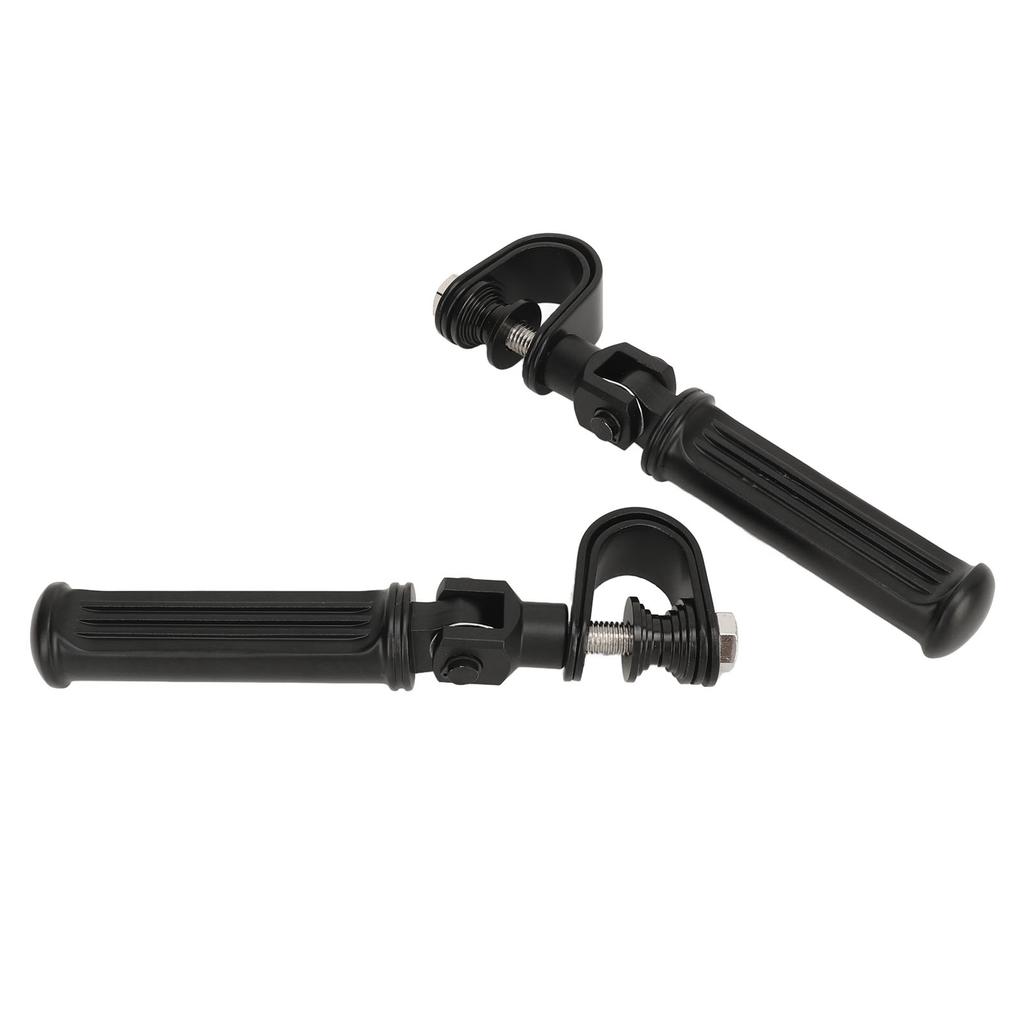 Motorcycle Highway Foot Pegs 25mm To 32mm Aluminum Alloy Universal Fit Engine Crash Bar Footrest