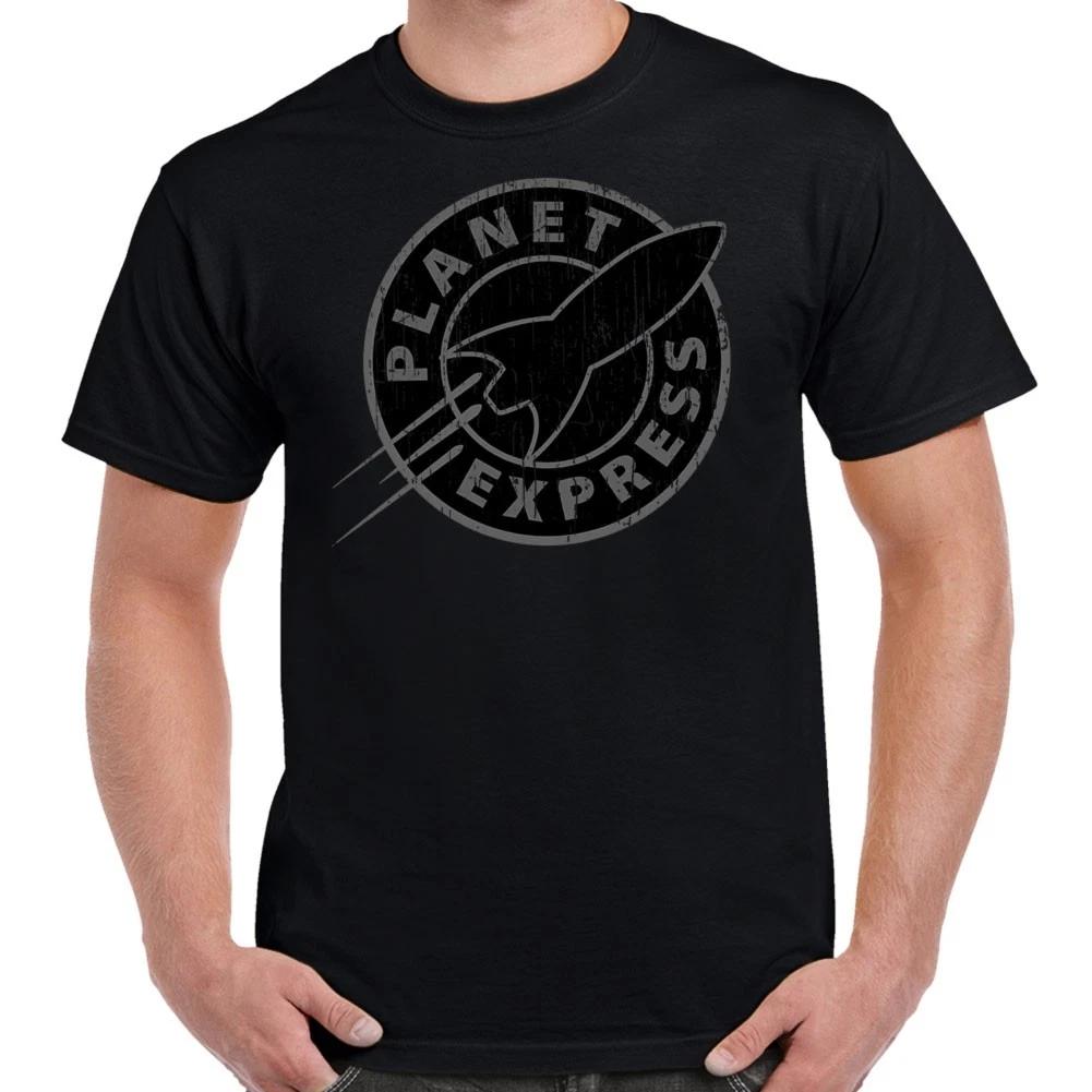 Planet Express Distressed Logo Adult Shirt L