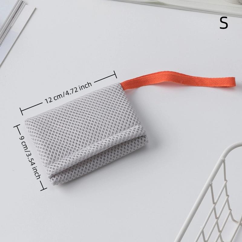 

1 PCS Double-Sided Square/Oval Soap Bag Bath Cleansing Foaming Net Body Exfoliating Scrubber Sponges Bathroom Mesh Soap Pocket