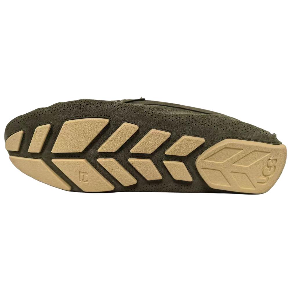 UGG HENRICK STRIPE PERF Gommino Loafers Men's Moss Green 1014642-MSG