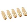 5pcs Set Brass Pneumatic Muffler Silencer Air Flow Speed Control 1 8 BSP Valve