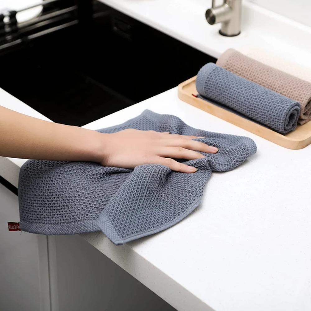 Neues Geschirrtuch aus 100 % Baumwolle, ultraweich und saugfähig, Küchentuch, Haushaltsreinigungstuch, Küchenutensilien, Gadgets, Waschlappen, Geschirrtuch