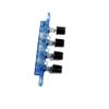 Fan Replacement Key Switches 4 Button Design 3 Wind Speeds Replacement Part Plastic Texture for Standing Fan Desk Fan