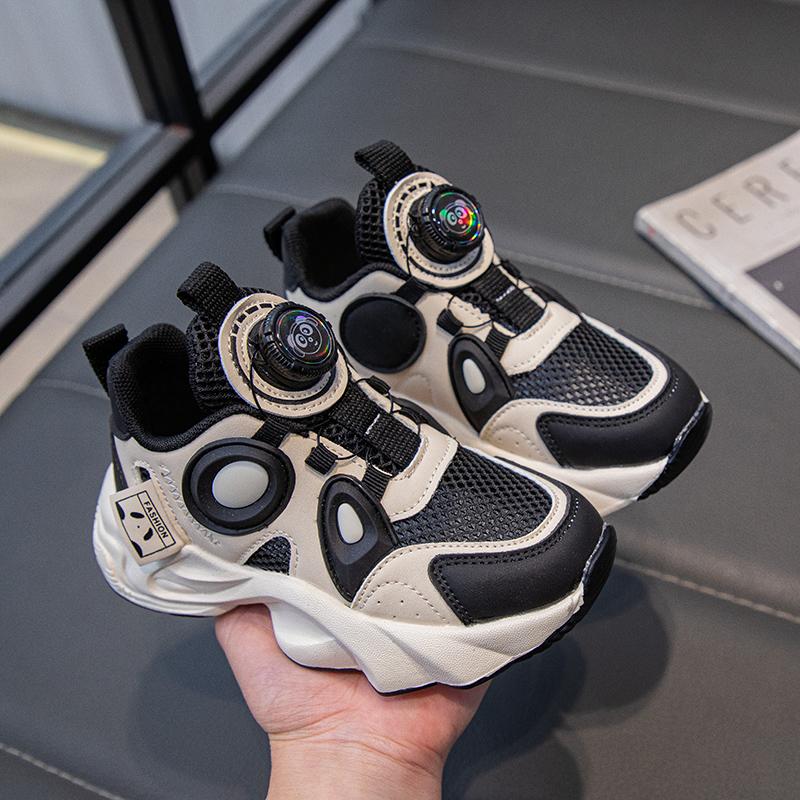Moda Bambino Traspiranti Rete Singola Scarpe Sportive Outdoor e Casual Scarpe per Studenti Bambini Scarpe da Papà Scarpe da Corsa