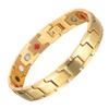 Stainless Steel 4-in-1 Bracelet Removable Negative Ion Men's Magnetic Health Bracelet