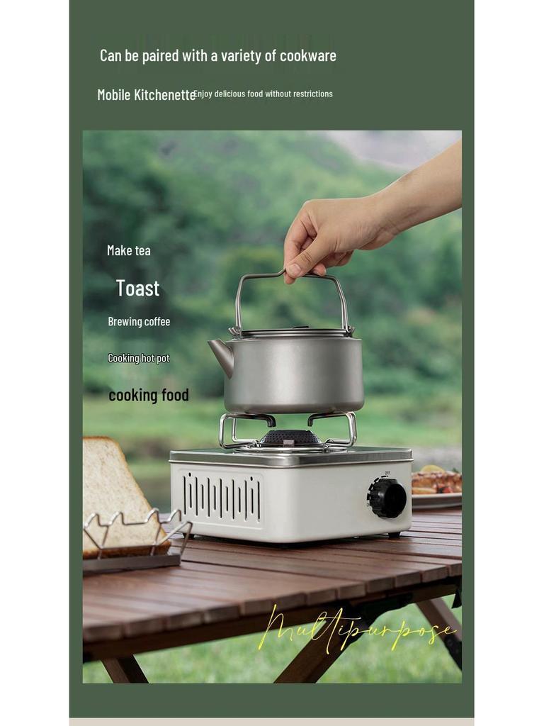 Cross-Border Exclusive Mini Cassette Camping Stove for Picnics