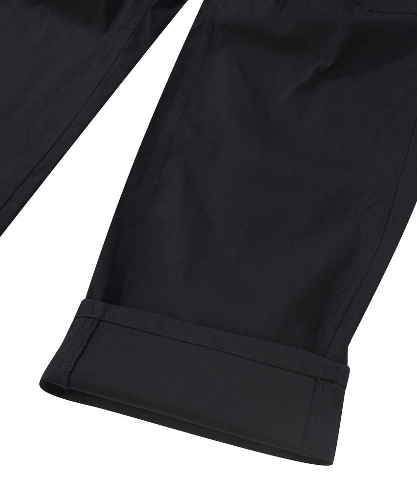 Jeiegseupi Stretch Woven Baggy Pants (Jr1Ptu771Bk)