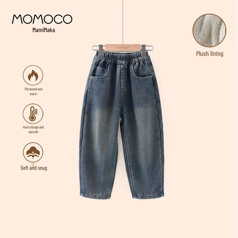 MOMOCO Boys  Winter Cartoon Tag Denim Jeans US 8