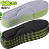 2/12pcs Nano Memory Foam Insoles Unisex Soft Sports Running Shoes Inserts Sweat-Absorbing Deodorant Cushion Shoe Sole Paddings