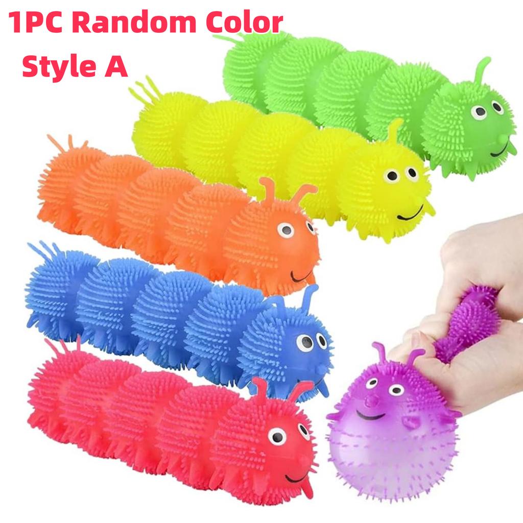 Rozsvítit housenky Mačkací hračky Dětské hračky na odbourání stresu Decompresní červíci Senzorický mačkací míček Dárky Zvířecí párty drobnosti