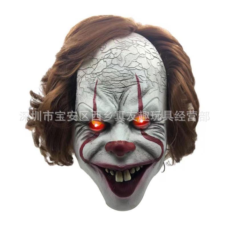 Spot clown rejuvenation mask cos headgear movie peripherals pennywise Halloween horror mask