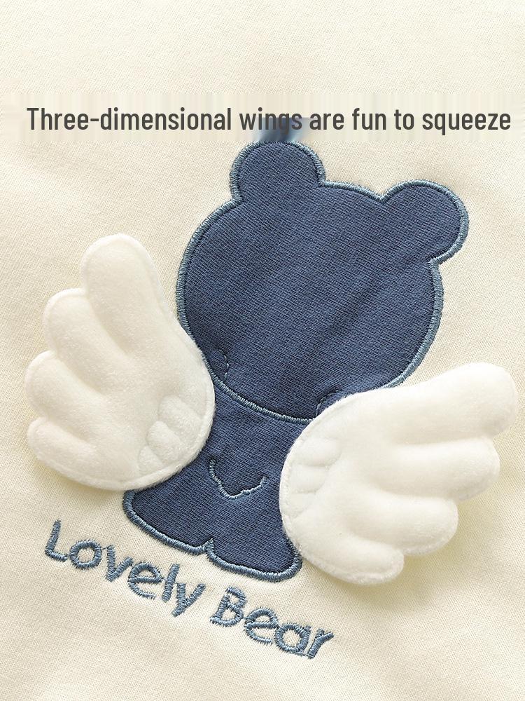 120g Thick Quilted Unisex Newborn Jumpsuit: Warm Cotton Autumn/Winter Baby Crawling Outerwear