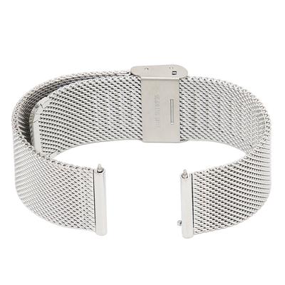 22mm Nerezové ocelové náramky na hodinky Pletené síťované řemínky na hodinky Rychloupínací náramek na hodinky s