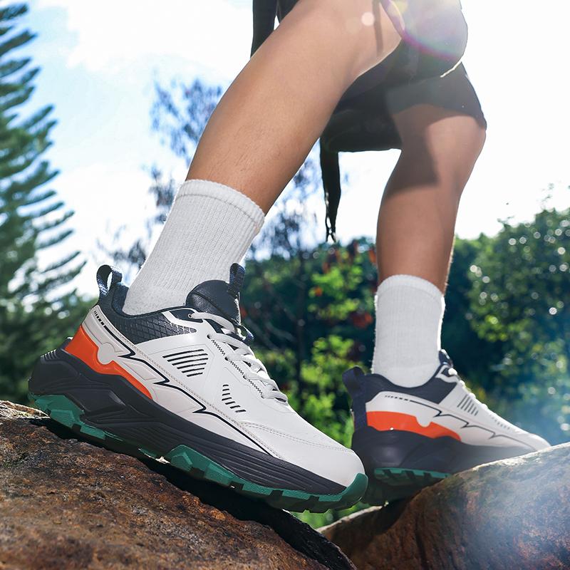 Autumn Hot Selling Low Cut Outdoor Mens Sports Shoes Waterproof Wear-resistant Support Running Shoes Versatile Walking Shoes