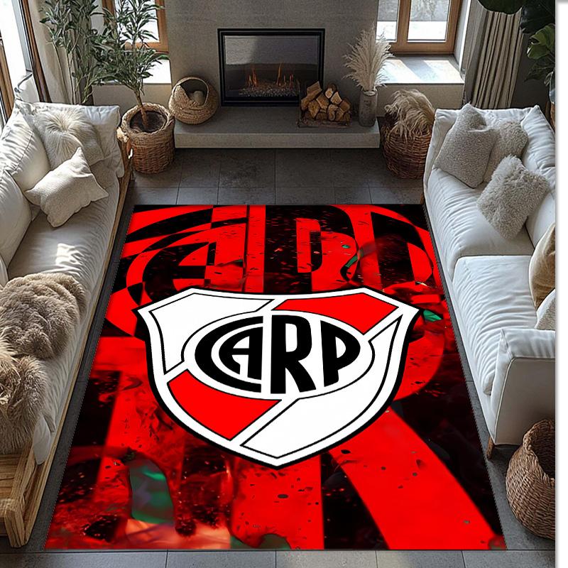 Red Dead Redemption Printed Flannel Area Rug Non Slip Soft Polyester Floor Carpet Indoor Decor Mat for Bedroom Living Room Sofa