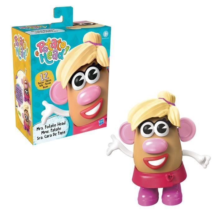 Mrs. Potato Head Figure, 12 Pieces To Mix and Match, Mr.. Potato Head Playskool Potato Head, Ages 2 and Up