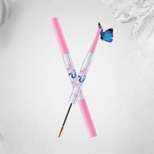 NEIYOU - Agile Dual-Ended Eyebrow Tint - 5 Colors 05# Latte Platinum (1.2g & 180mg)