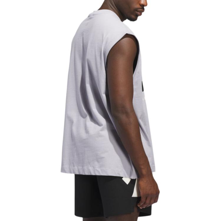 Adidas Basketball SS25 Fashion Comfortable Loose Round Neck Sleeveless T-Shirt Unisex Tops JN3973