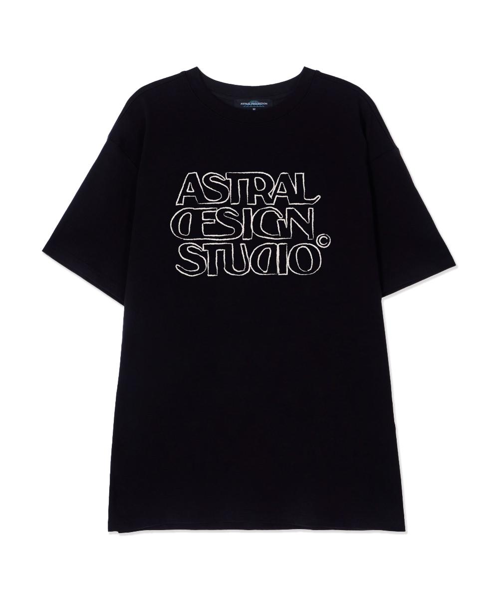Astral Projection Astral Design Studio 2 Supima Cotton Round Neck Short Sleeve T-Shirt_Black L