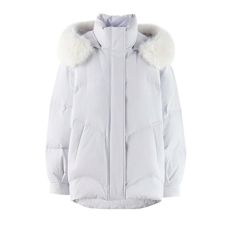 Qiusbiyiren Women's Winter Quilted Hooded Down Jacket