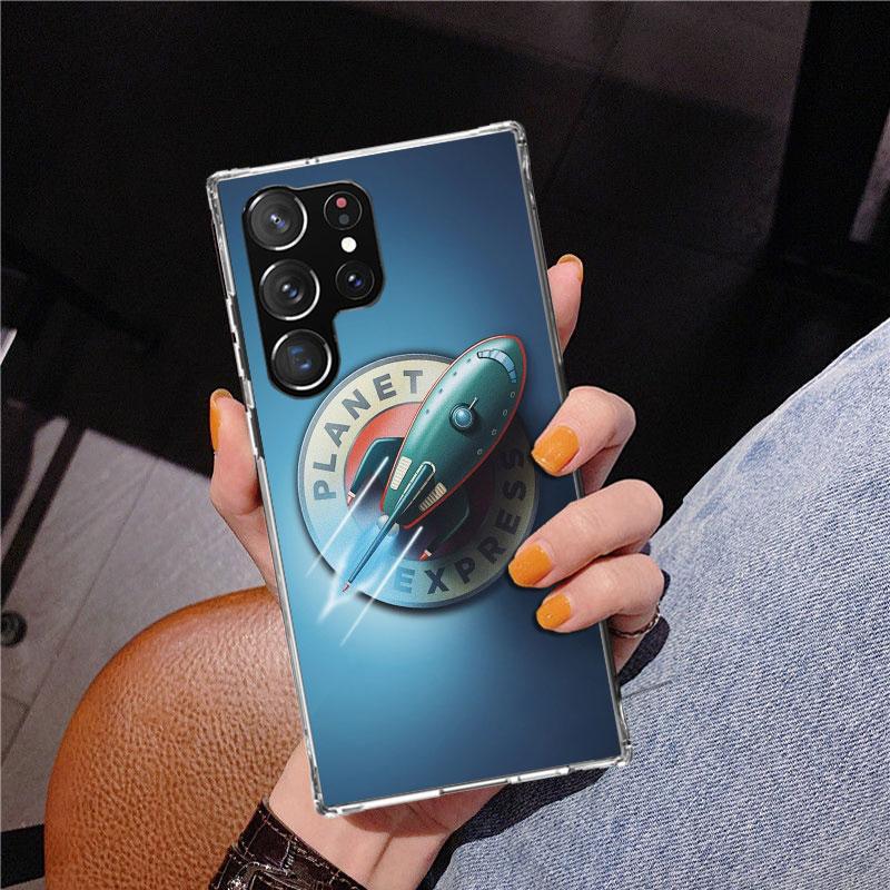 Futurama Planet Express Phone Case For Samsung Galaxy S24 S25 Edge S26 Ultra S23 S22 S21 Plus S20 FE + Personalized Print Cover Samsung S26