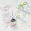 Cute Bow Bag Pendant Accessories Cute Fashion Transparent Pvc Doll Storage Bag Student Backpack Pendant Girls Gifts