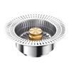 Pop-Up Sink Leak Stopper Stainless Steel Bounce Core Drainer Practical Food Catcher Strainer