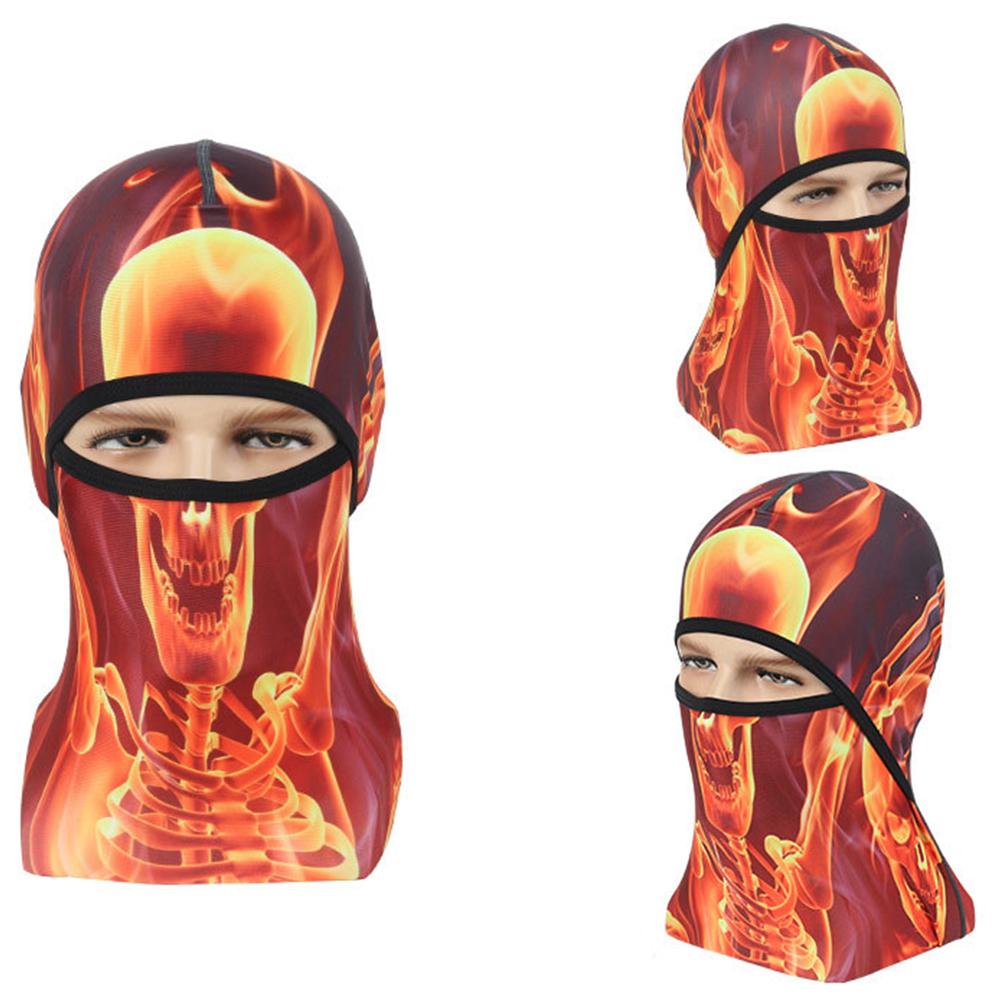 Skull Head Magic Turban Outdoor Sports Cycling Mountaineering Ski Headscarf Warm Breathable Mask