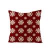 New Christmas Pillow Cover Printed Decorative Cushion Cover Home Sofa Cushion Linen Sofa Back