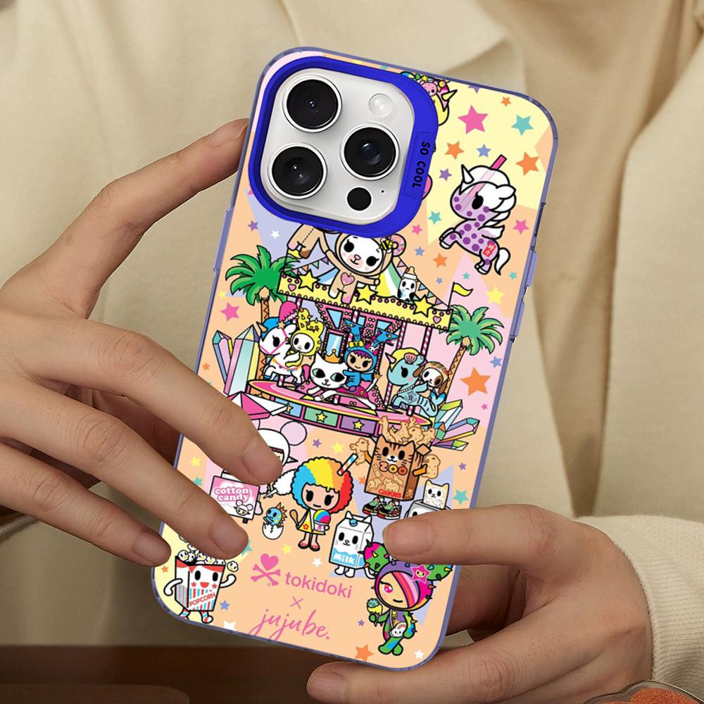 Japan Tokidokis Phone Case For IPhone 16 15 14 13 12 11 Pro Max X XR XSMAX 8 7 Plus Matte Shockproof Back Cover