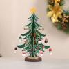 Wooden Material Christmas Tree Ornament Stereo Structure Christmas Decoration  Home