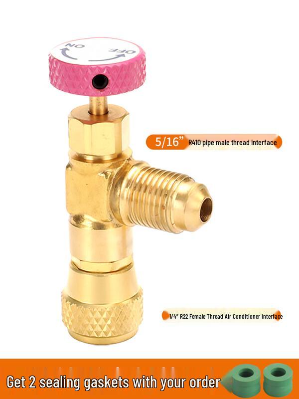 Kangzerunhe R410/R22 AC Refrigerant Charging Safety Valve