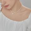 Freshwater Shell Cloud Baroque Irregular Freshwater Pearl Necklace for Women, Fashionable Collar Chain