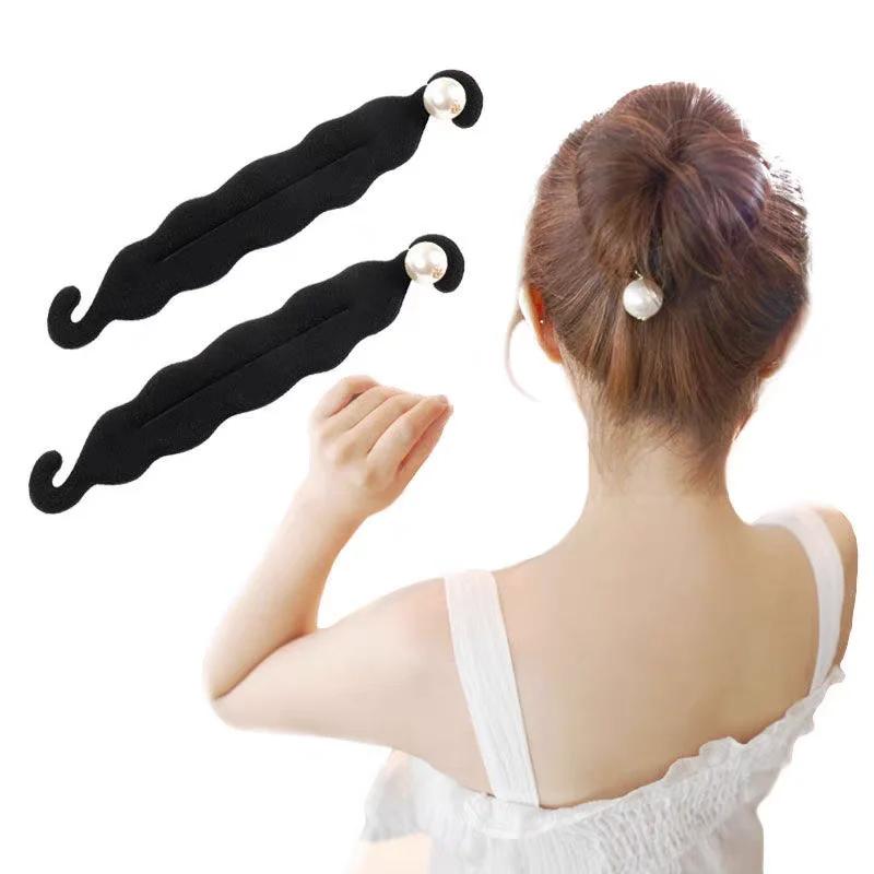 1Pcs Women Magic Foam Sponge Hairdisk Hair Device Donut Quick Messy Bun Updo Hairs Clip Hair Braiding Tools Hair Fashion Braide
