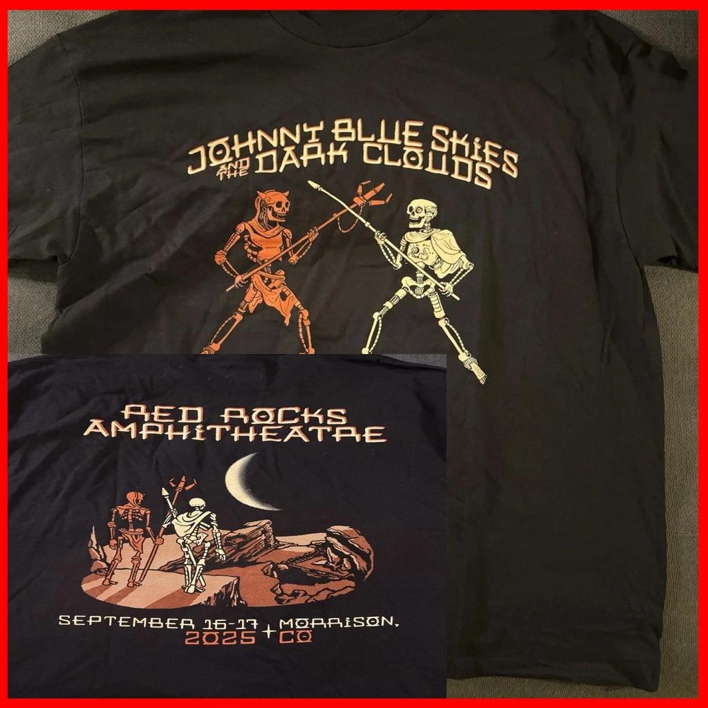 Johnny Blue Skies Sturgill Simpson RED ROCKS Amphitheater T-Shirt Größe S-5XL