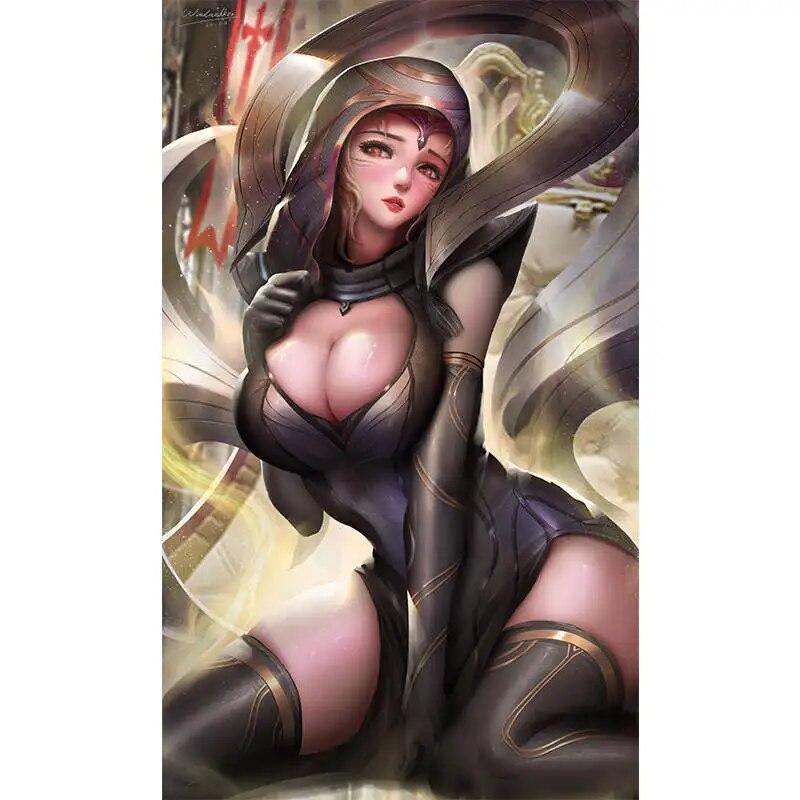 Stampa Street Fighter Mai Shiranui Nuda Sexy Ragazza Poster Artistico Parete Arte Tela Pittura per Soggiorno Decorazione Immagine