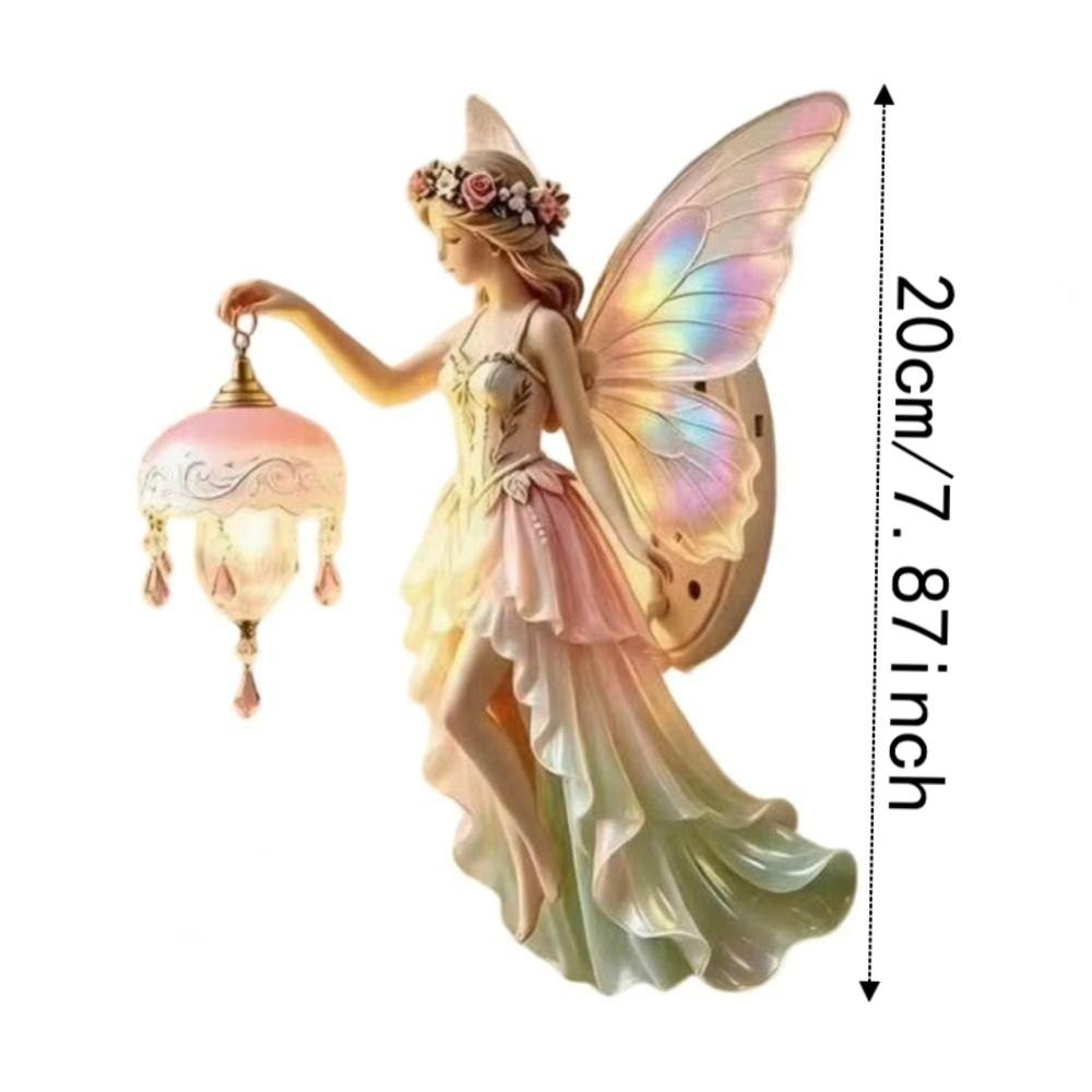 Luminária de Parede de Fada Sonhadora Luz de Noite Vintage Luminária de Parede Criativa Quarto de Bebê