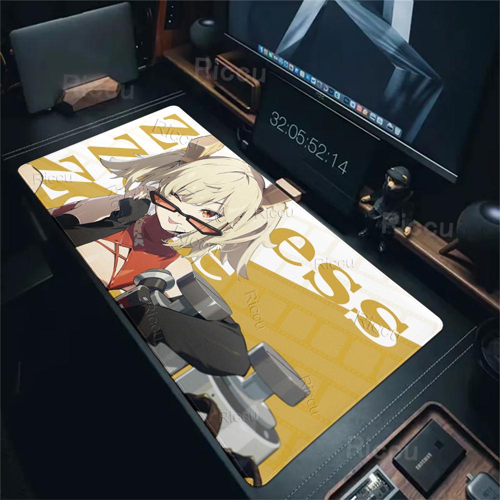ZZZ Gaming Hoshimi Miyabi Ye Shunguang Mousepad Evelyn Ellen Zenless Zone Zero Pattern Keyboard Office Desk Anime Girls Tablemat