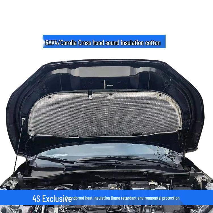 Bumbac Izolație Motor Toyota RAV4/Frontlander și Capotă Corolla Cross pentru Modelele din 2022