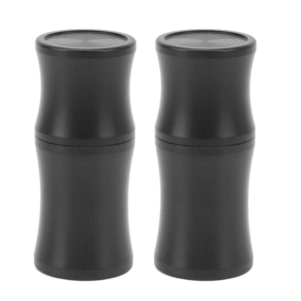 2Pcs Plastic Billiard Cue Joint Protectors Black Pool Cue Stick Joint Protectors Billiard
