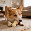Dog Chew Toy Peanut Shaped Dental Health Toy Puppy Teething Toy for Aggressive Chewers Small to Large Dogs Teeth Cleaning