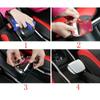 Capac pentru frâna de mână pentru stilul mașinii, potrivit pentru Peugeot 2008 2014 - Accesorii autocolante decorative pentru decorarea frânei de mână