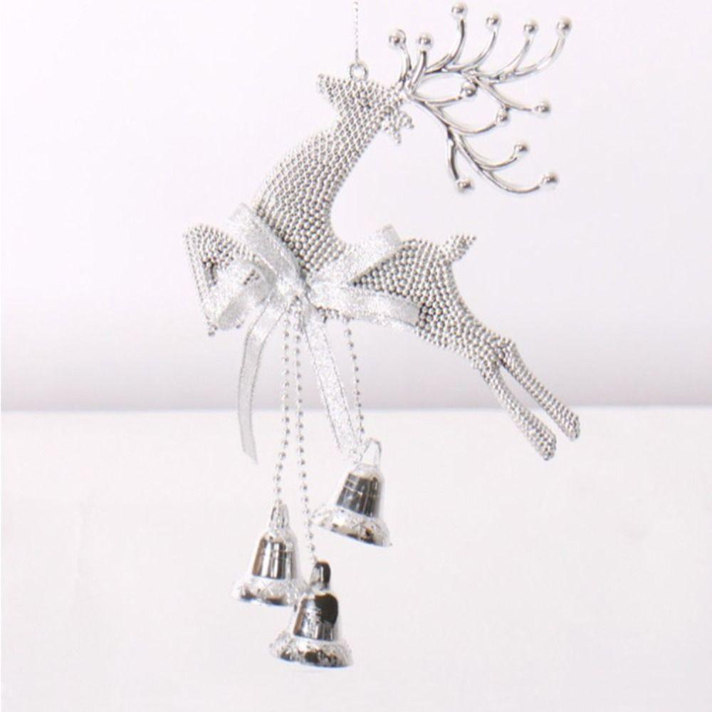 PVC Christmas Deer Pendant Attractive Christmas Reindeer Pendant New Year Xmas Tree Hanging
