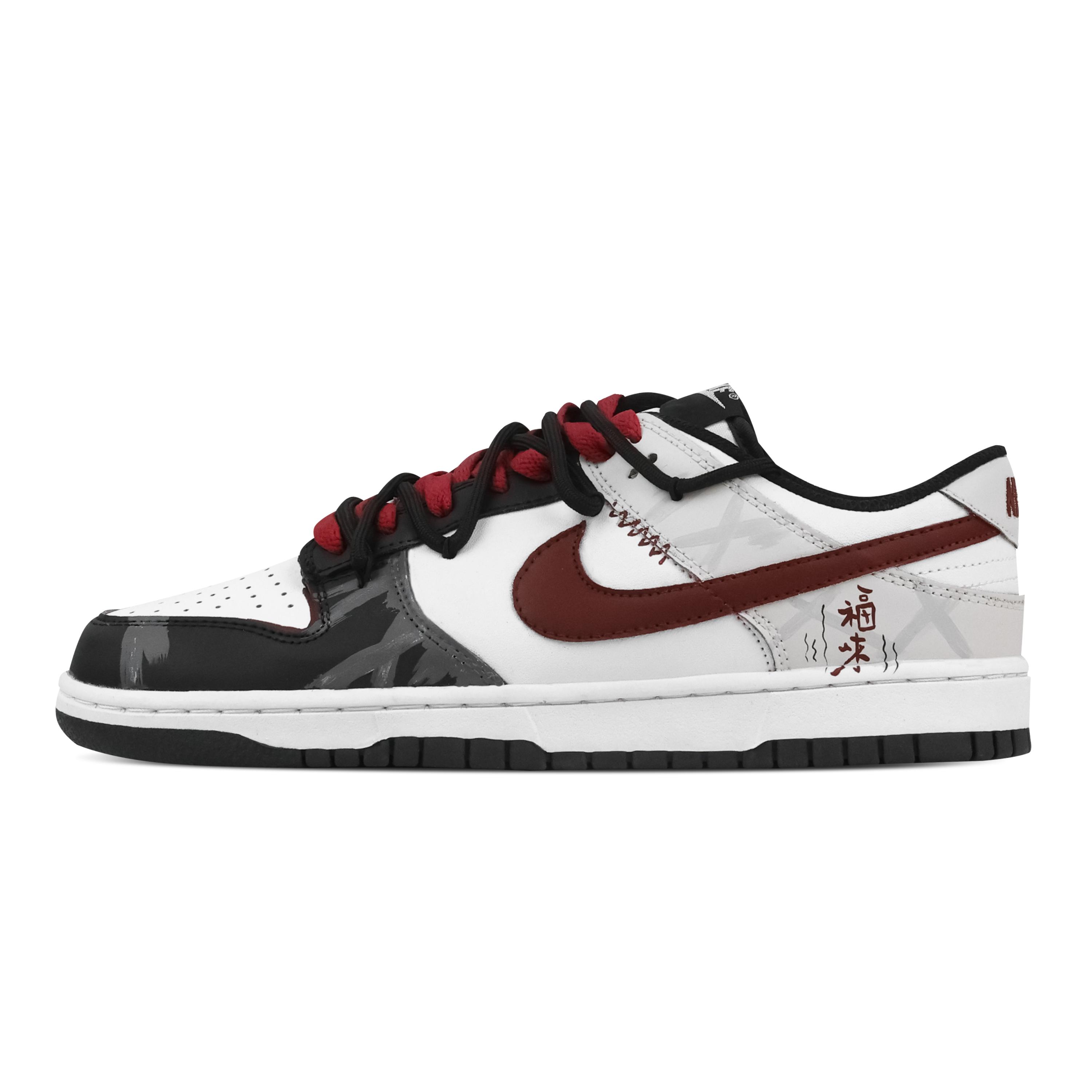 

Nike Dunk Blessing Comes First Slip Resistant Abrasion Resistant Low top Skateboard Shoes Unisex Black Gray HF5441-100(Team773-1) 42.5