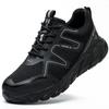 Lightweight Fashion Safety Shoes For Men Industrial Working Boots Steel Toe Puncture Proof Indestructible Sneakers Male Footwear